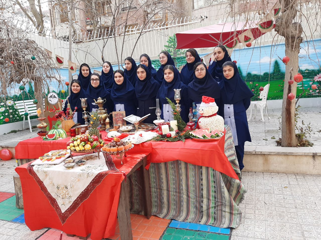 جشن یلدا-دبیرستان دخترانه پروین اعتصامی